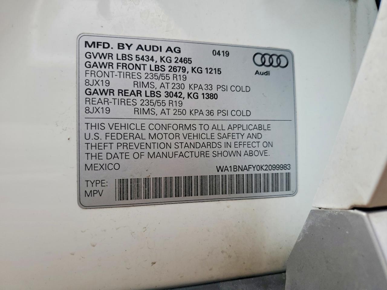 2019 Audi Q5 Premium Plus - zdjęcie 13