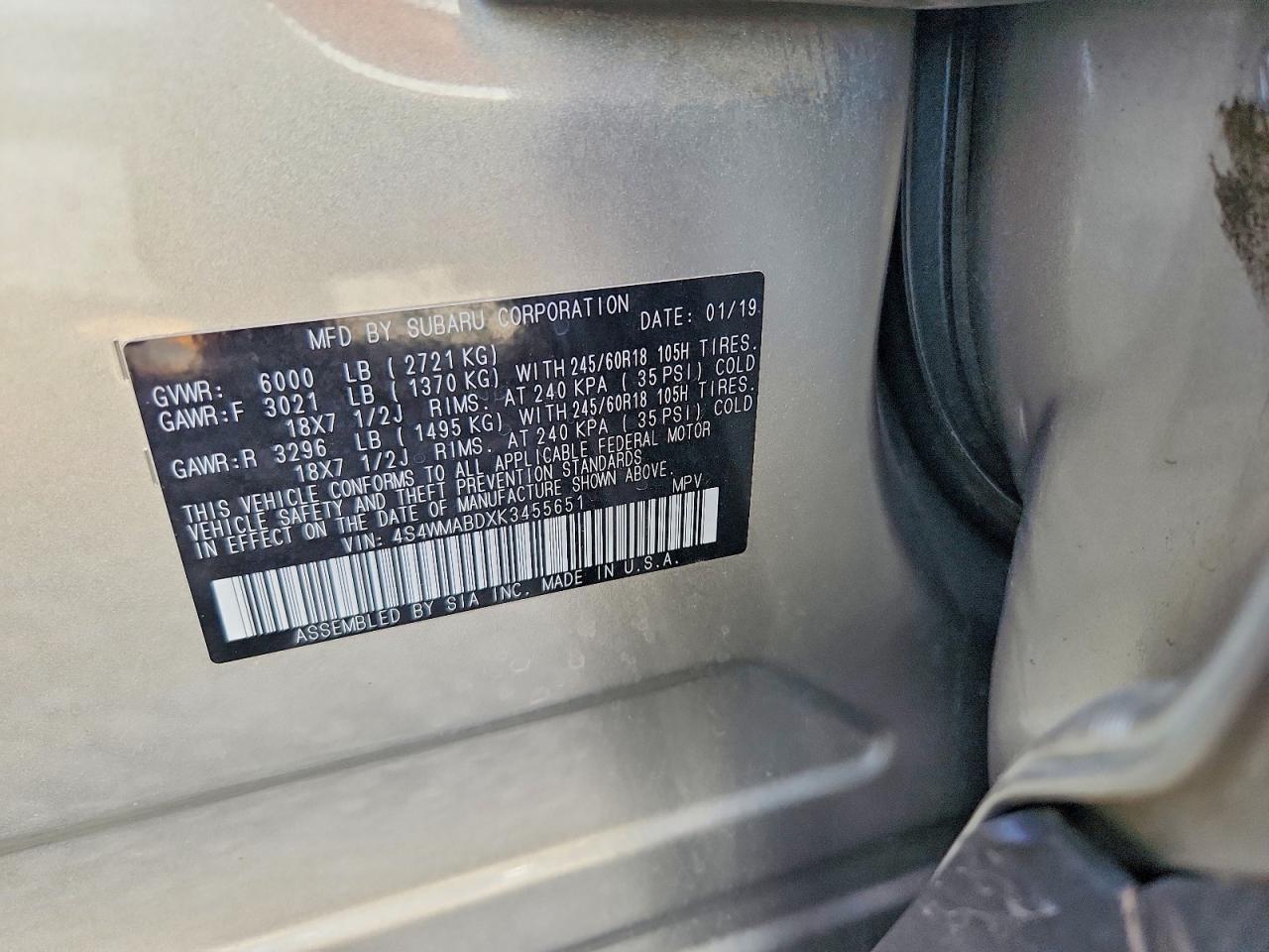 2019 Subaru Ascent Premium - zdjęcie 13