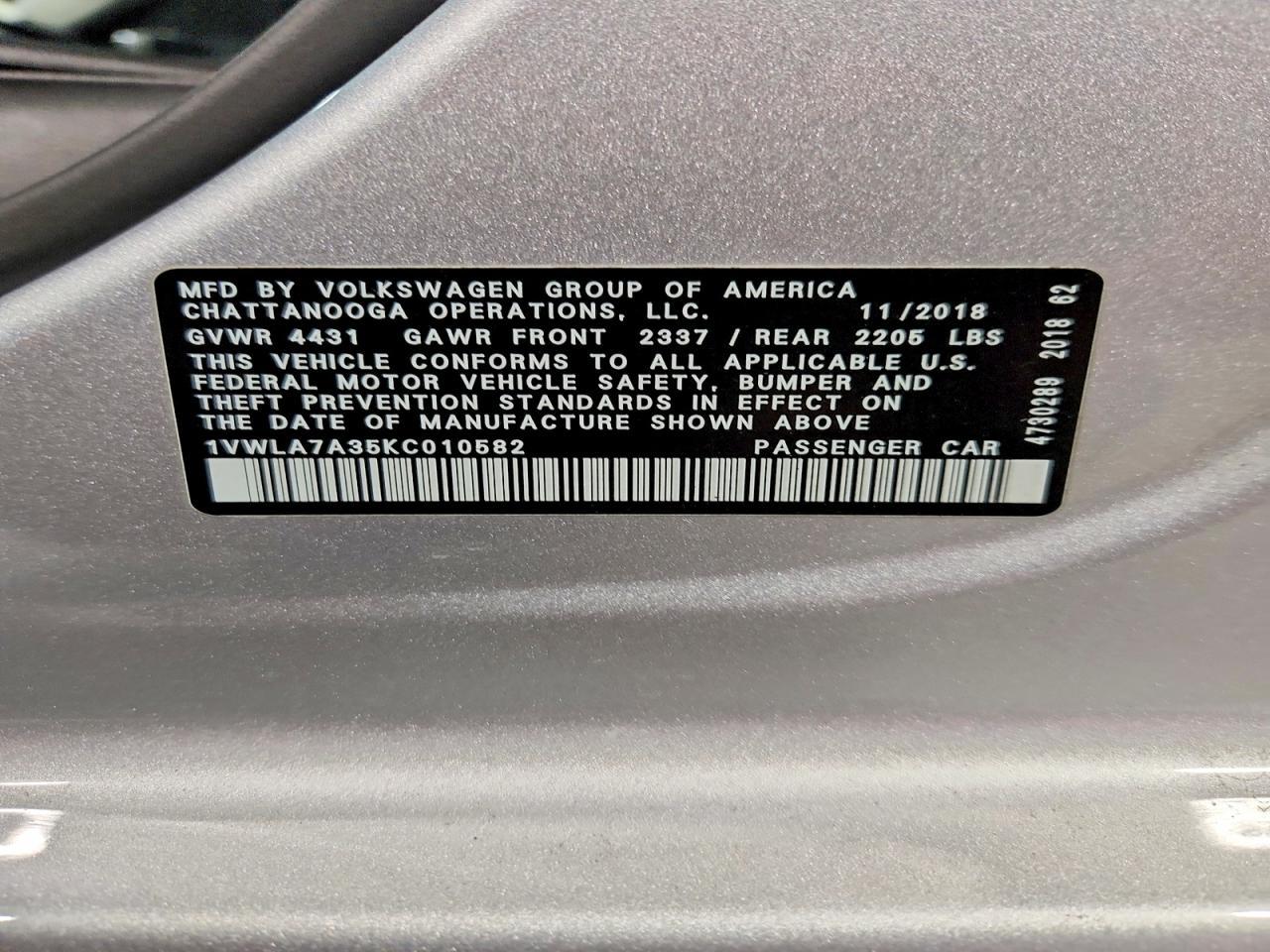 2019 Volkswagen Passat Wolfsburg - zdjęcie 13