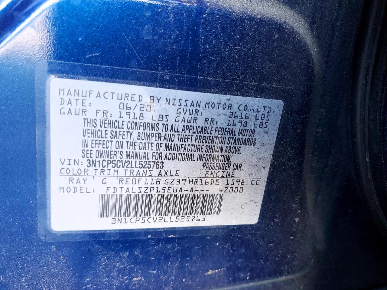 2020 Nissan Kicks Sv - zdjęcie 12