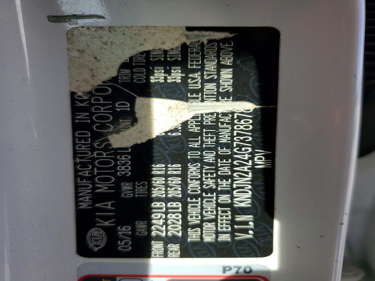 2016 Kia Soul Base - zdjęcie 12