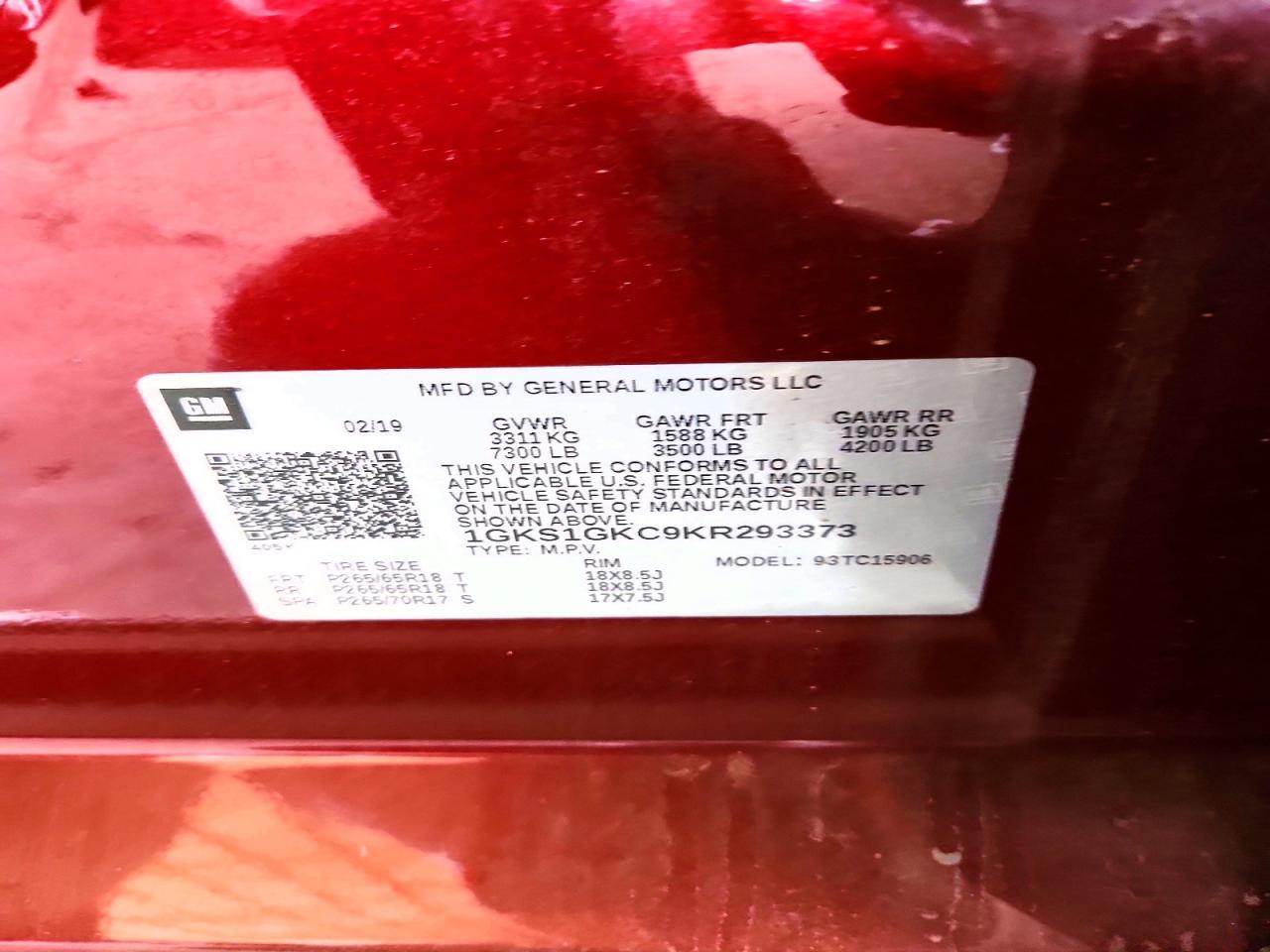 2019 GMC Yukon Xl C1500 Slt - zdjęcie 13