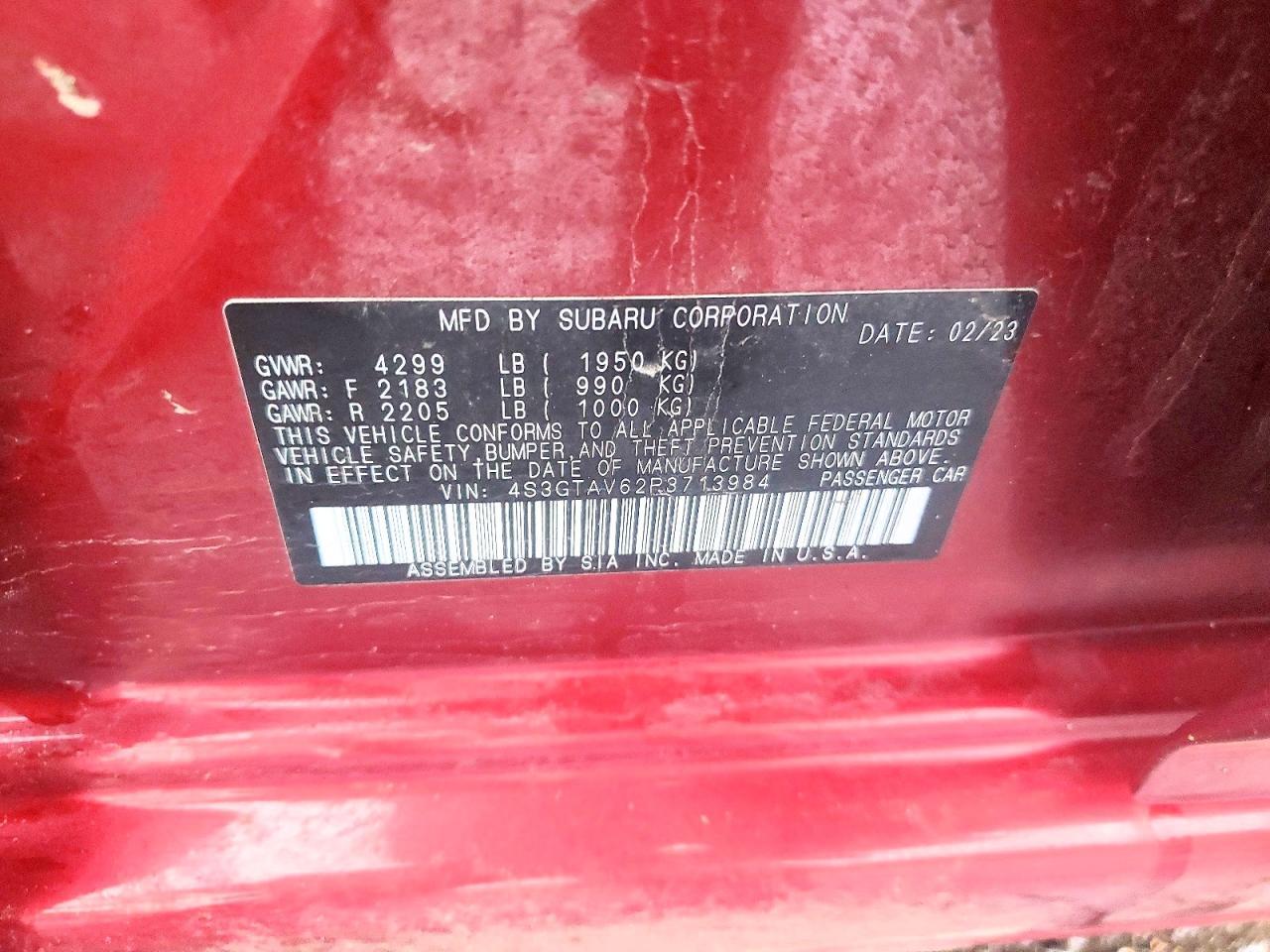 2023 Subaru Impreza Premium - zdjęcie 12