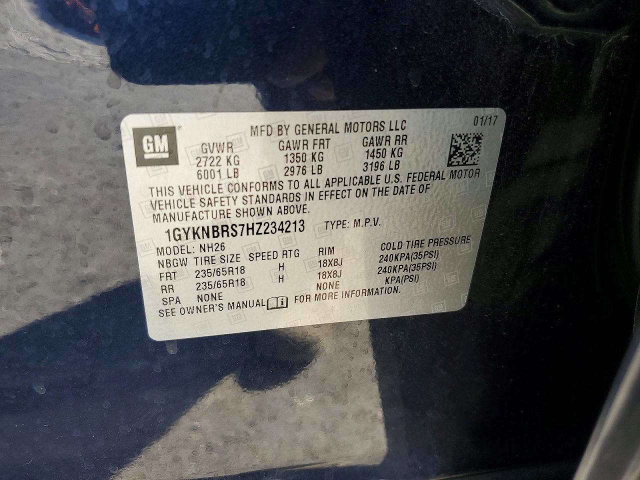 2017 Cadillac Xt5 Luxury - zdjęcie 13