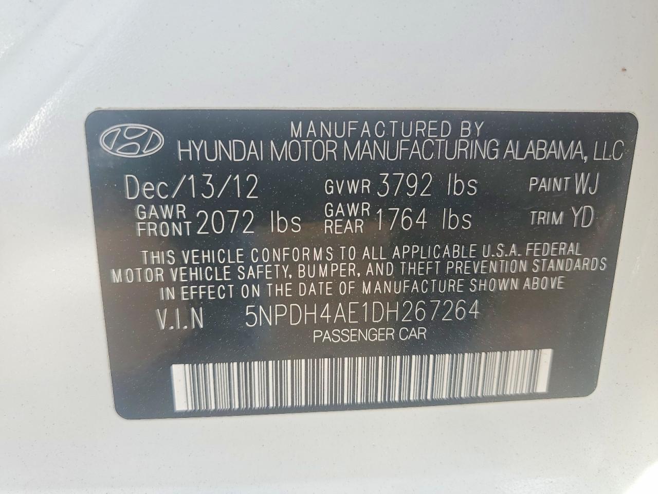 2013 Hyundai Elantra Limited - zdjęcie 13