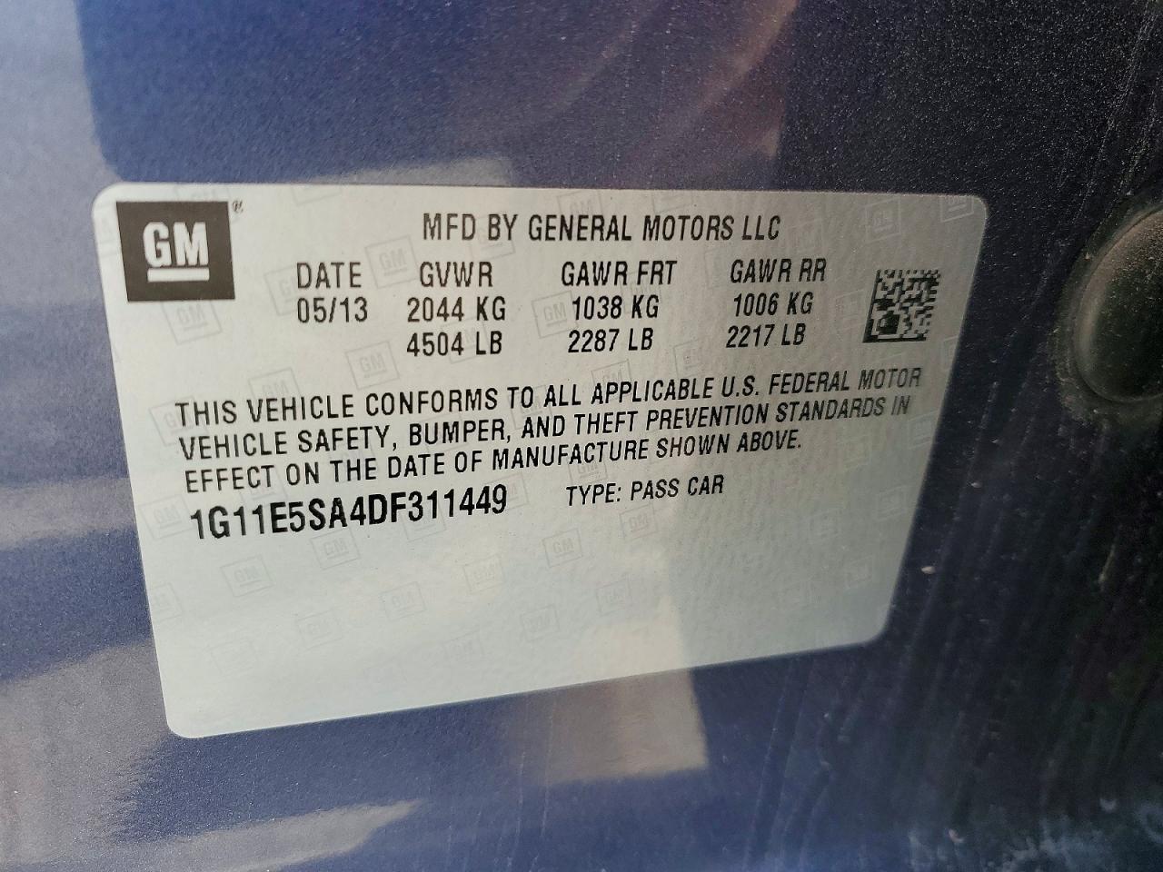 2013 Chevrolet Malibu 2Lt - zdjęcie 12
