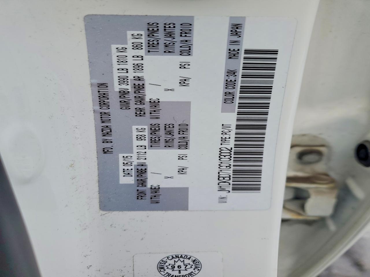 2016 Mazda Cx-3 Grand Touring - zdjęcie 13