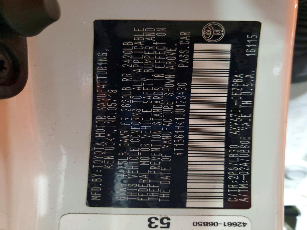 2018 Toyota Camry Xse - zdjęcie 13