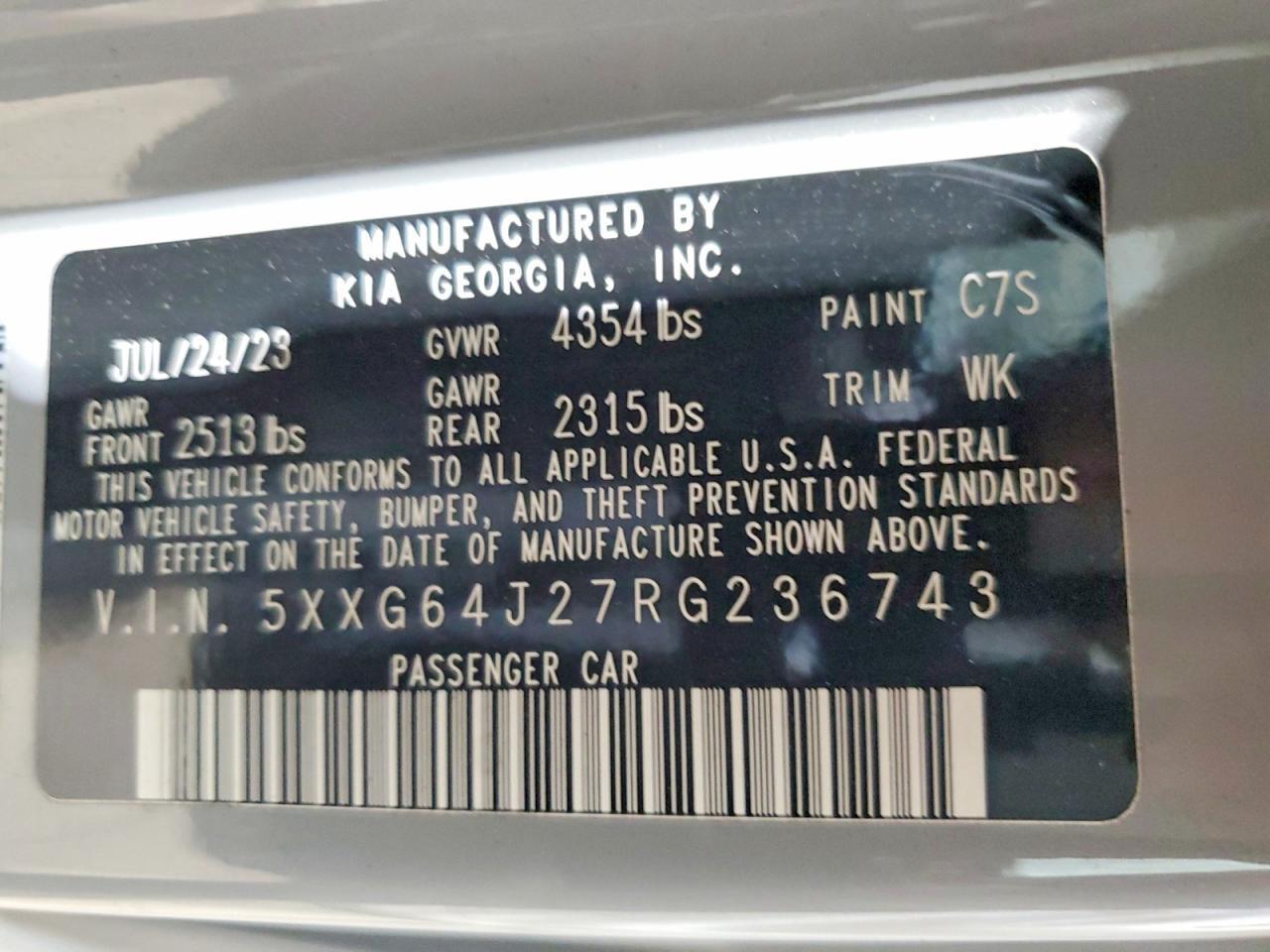 2024 Kia K5 Gt-Line - zdjęcie 13