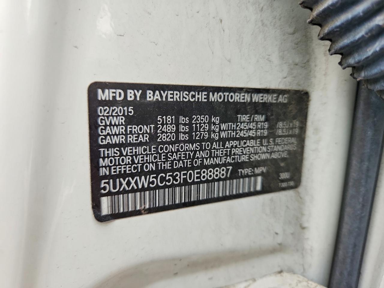 2015 BMW X4 xDrive35I - zdjęcie 14