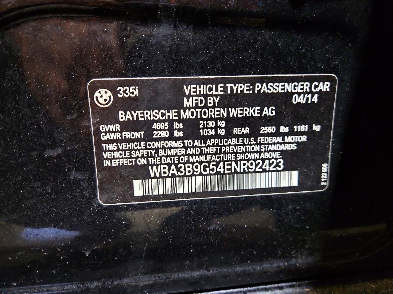 2014 BMW 335 Xi - zdjęcie 13