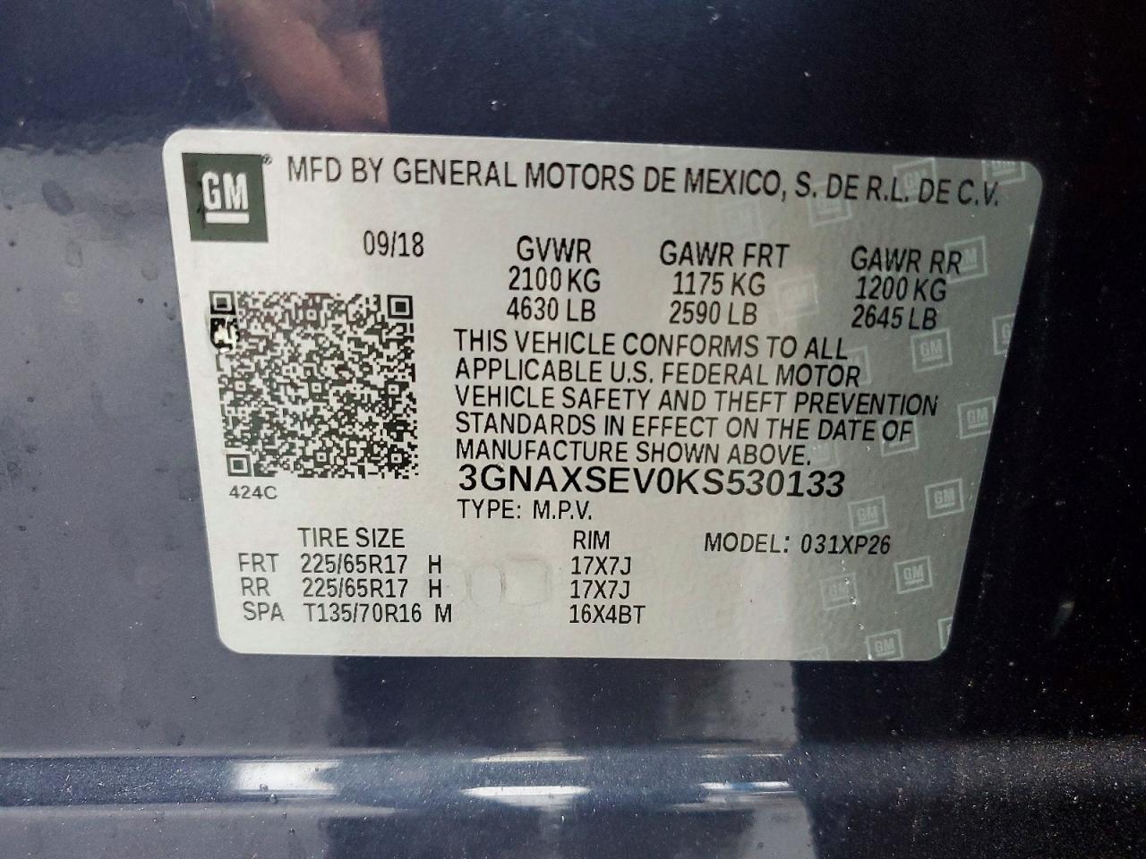 2019 Chevrolet Equinox Ls - zdjęcie 13