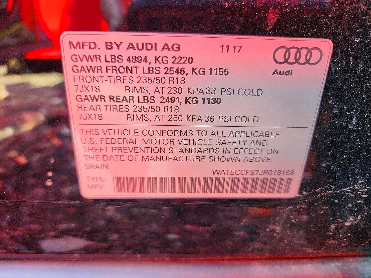 2018 Audi Q3 Premium - zdjęcie 13
