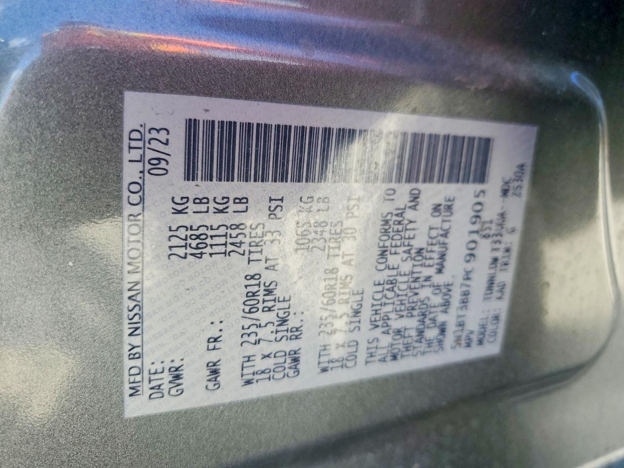 2023 Nissan Rogue Sv - zdjęcie 13