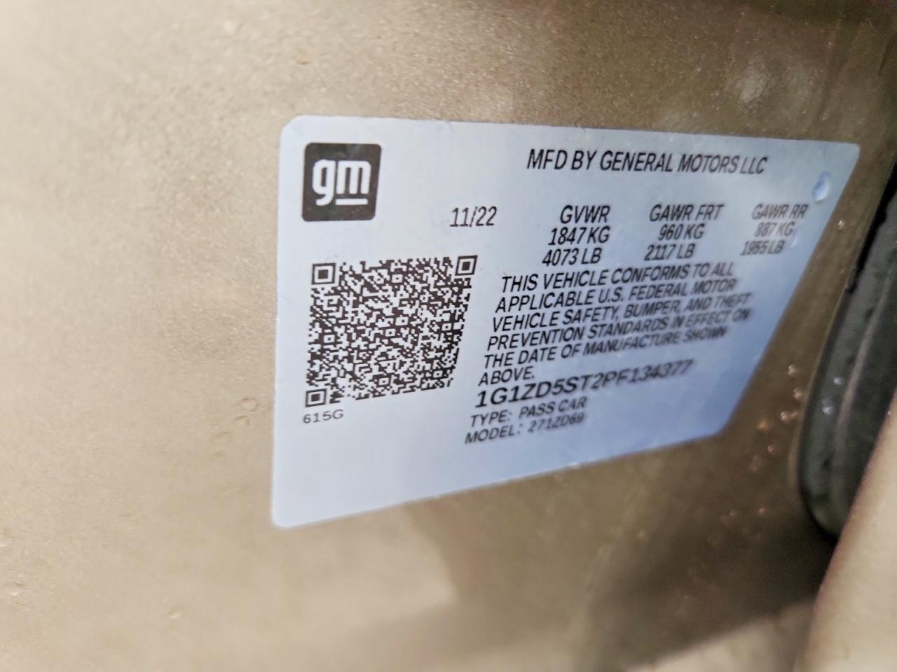 2023 Chevrolet Malibu Lt - zdjęcie 12