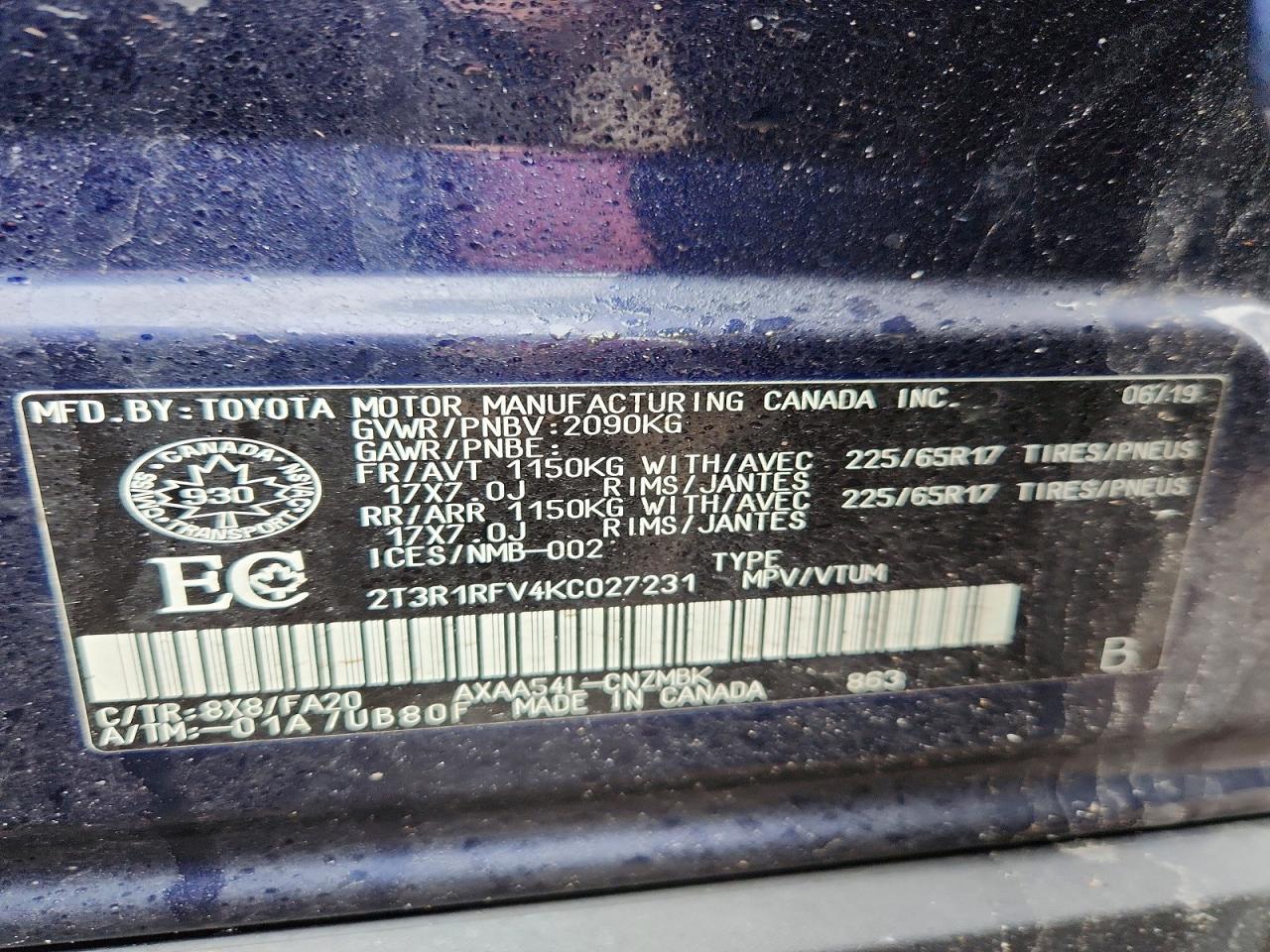 2019 Toyota Rav 4 - zdjęcie 12