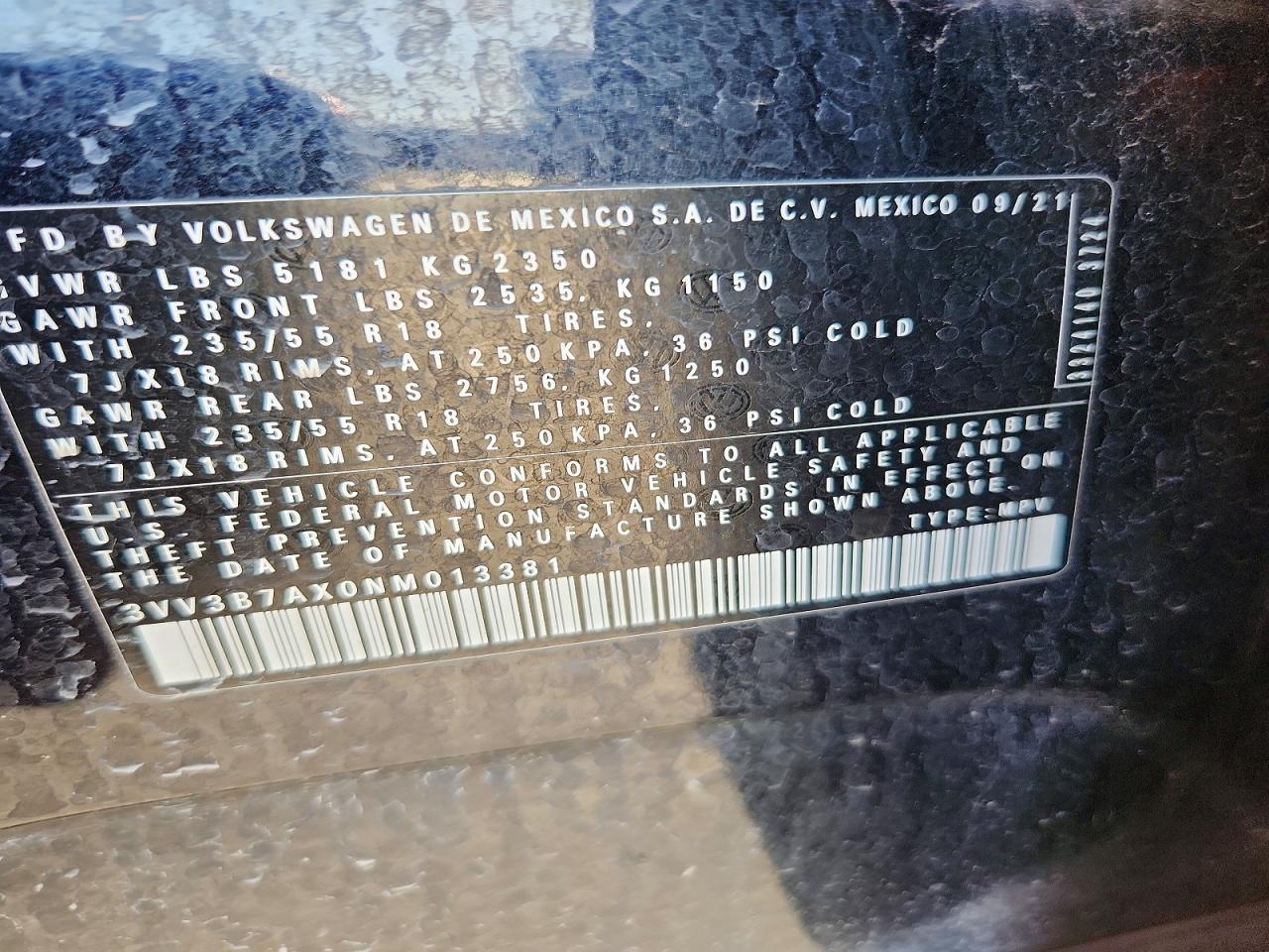 2022 Volkswagen Tiguan Se - zdjęcie 12