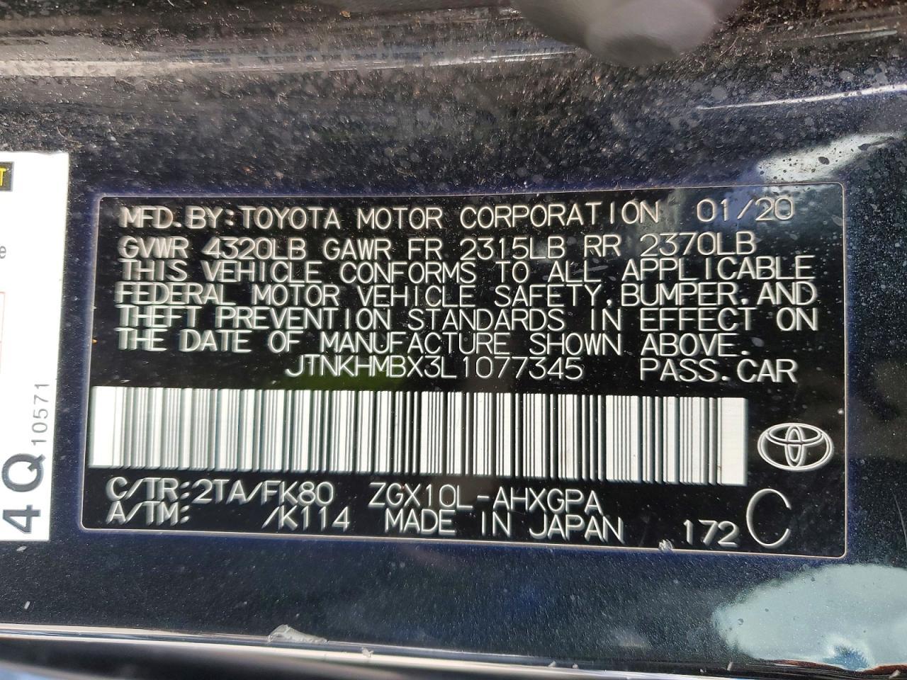 2020 Toyota C-Hr Xle - zdjęcie 13