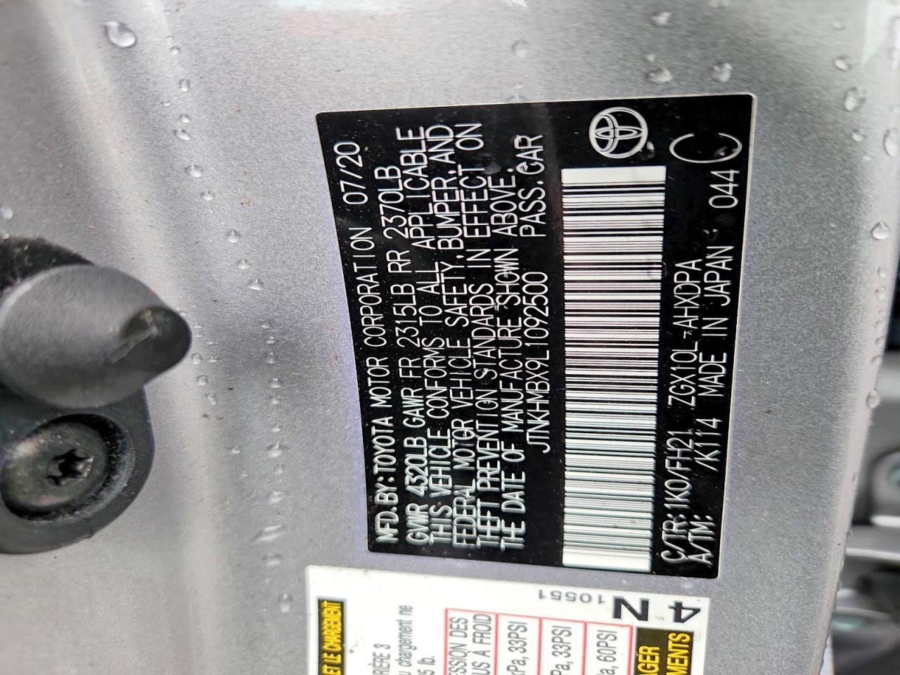 2020 Toyota C-Hr Le - zdjęcie 13