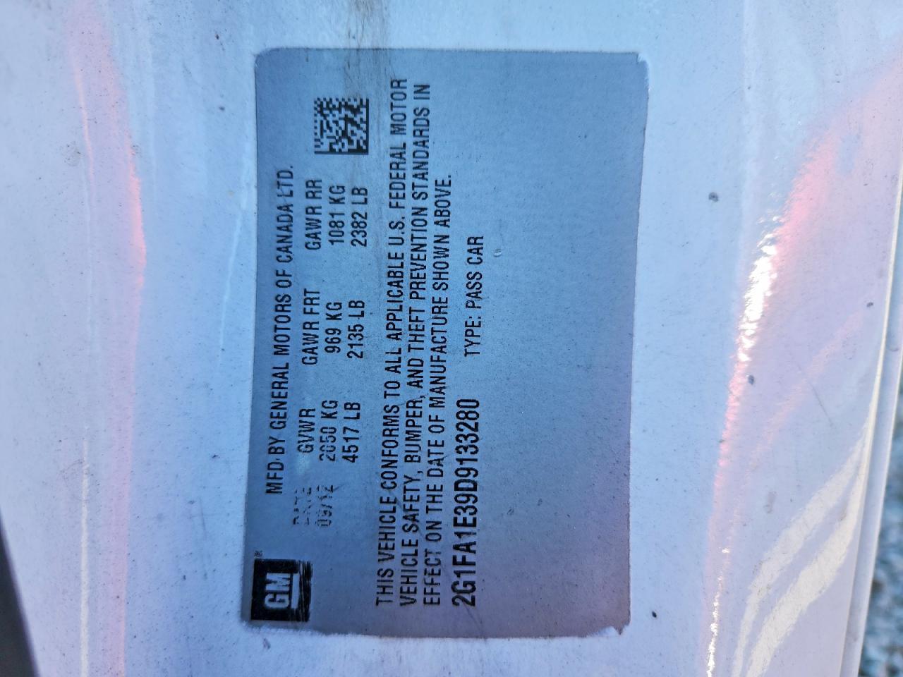 2013 Chevrolet Camaro Ls - zdjęcie 12