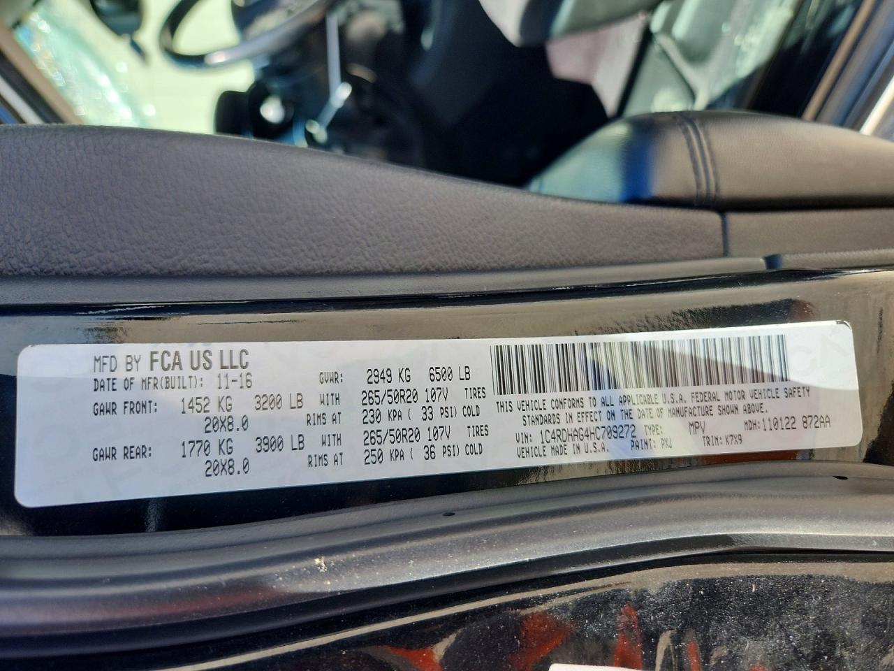 2017 Dodge Durango Sxt - zdjęcie 14