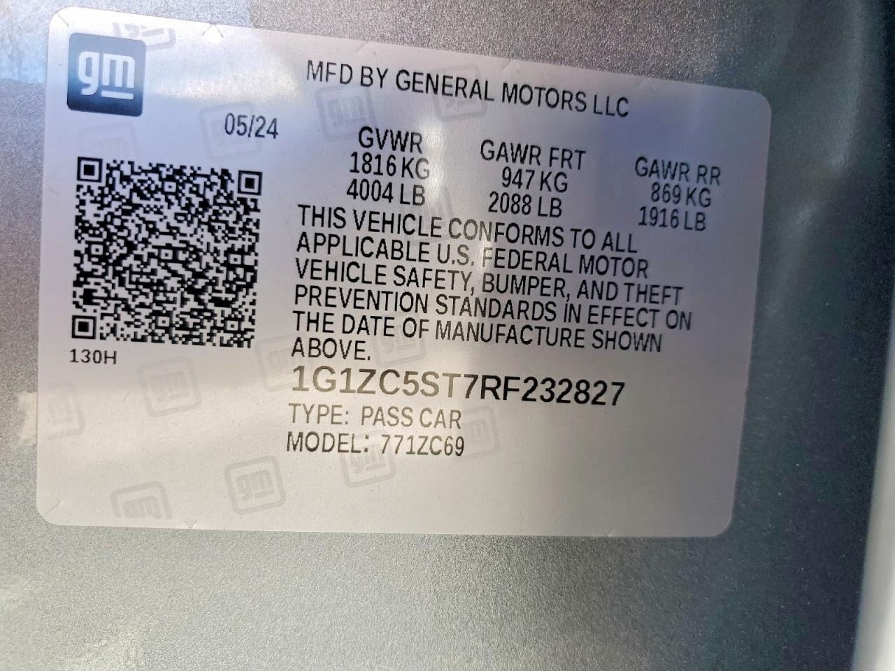 2024 Chevrolet Malibu Ls - zdjęcie 12