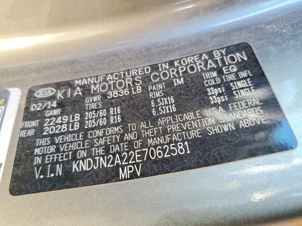 2014 Kia Soul Base - zdjęcie 12