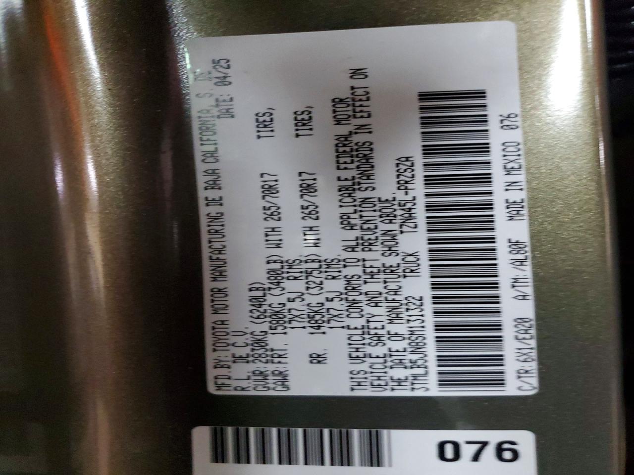 2025 Toyota Tacoma Trd Off-Road - zdjęcie 13