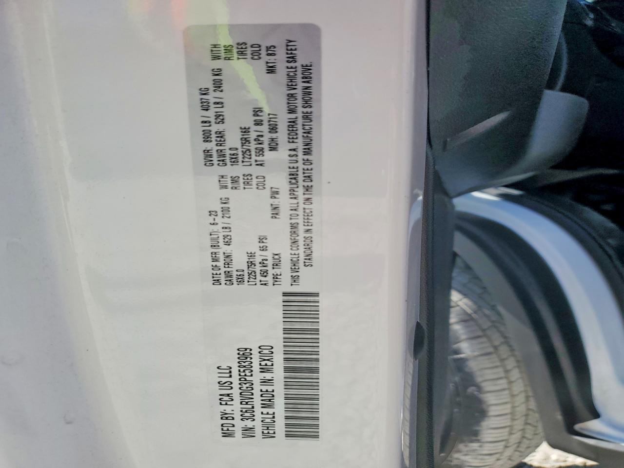 2023 Ram Promaster 2500 2500 High - zdjęcie 14