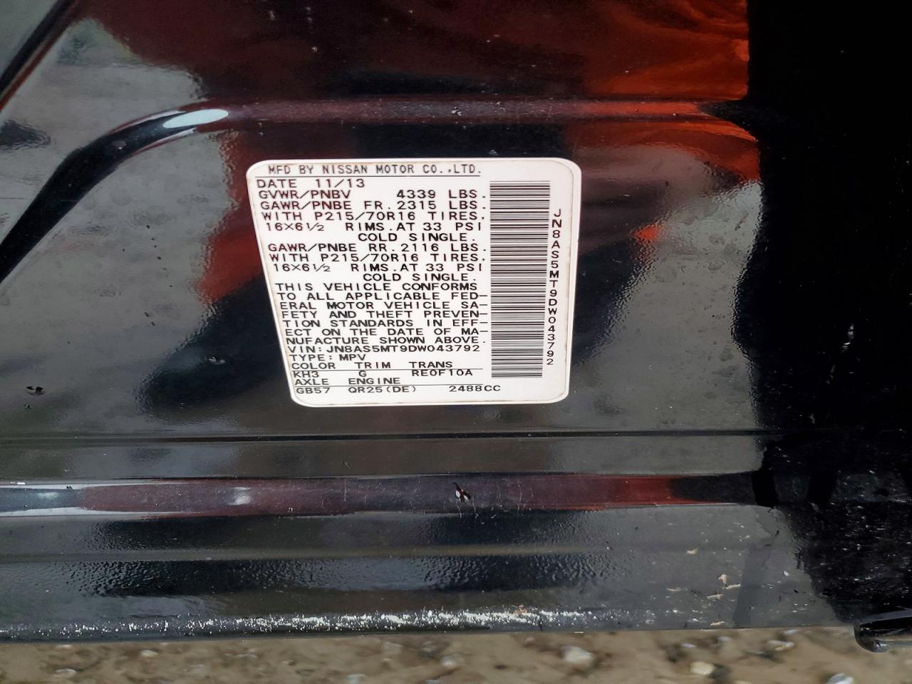 2013 Nissan Rogue S - zdjęcie 14