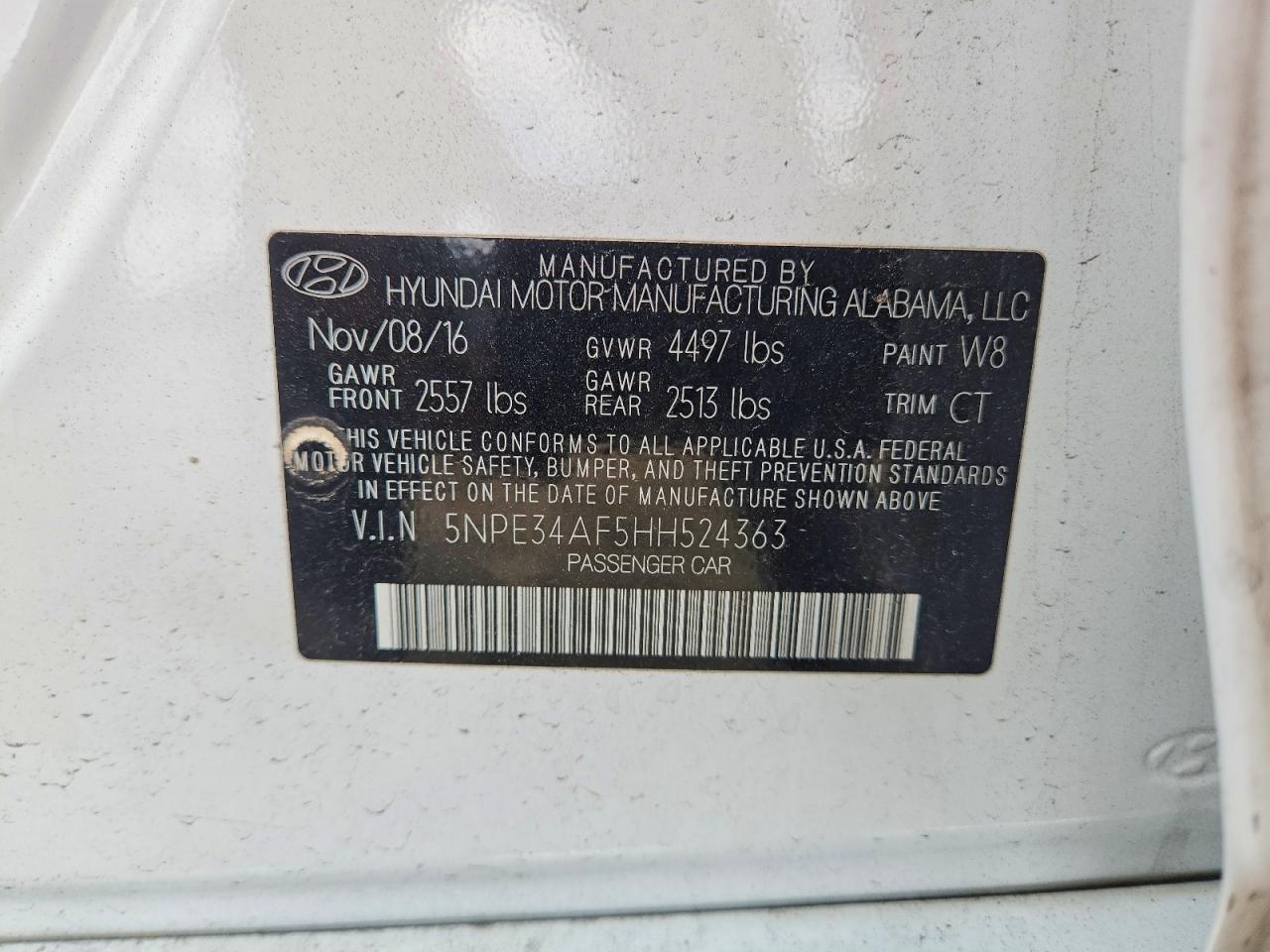 2017 Hyundai Sonata Sport - zdjęcie 13