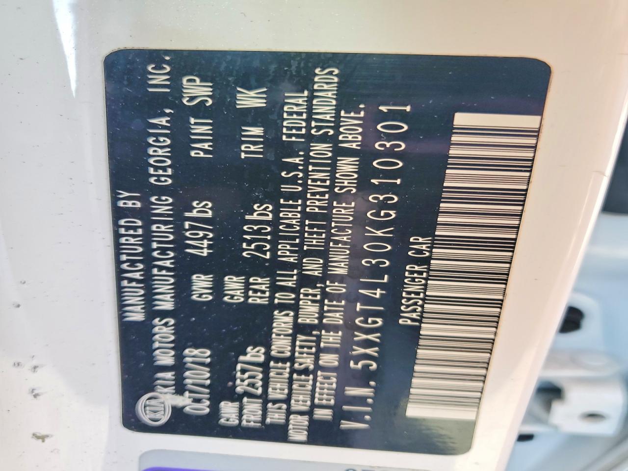 2019 Kia Optima S - zdjęcie 13