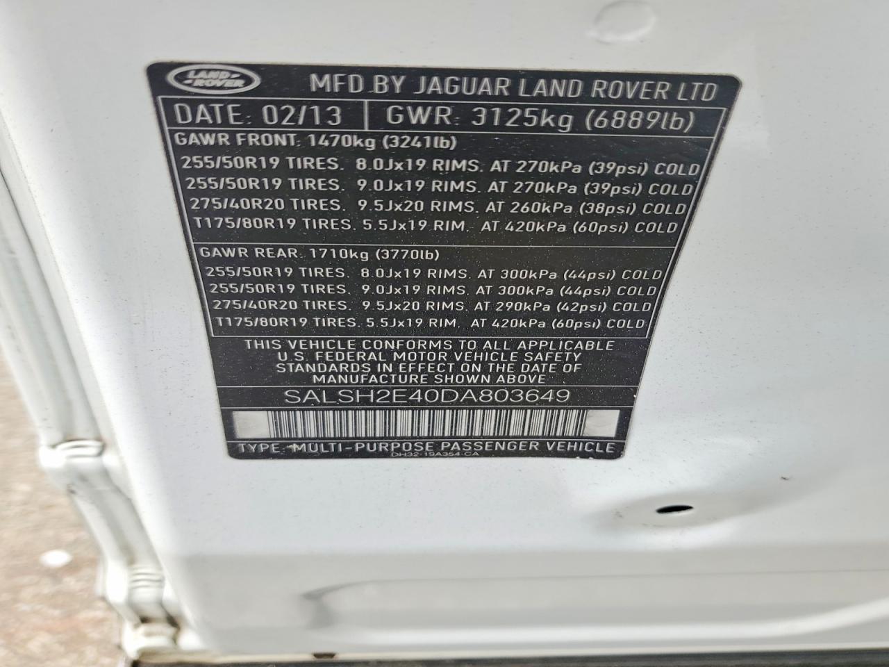 2013 Land Rover Range Rover Sport Sc - zdjęcie 13