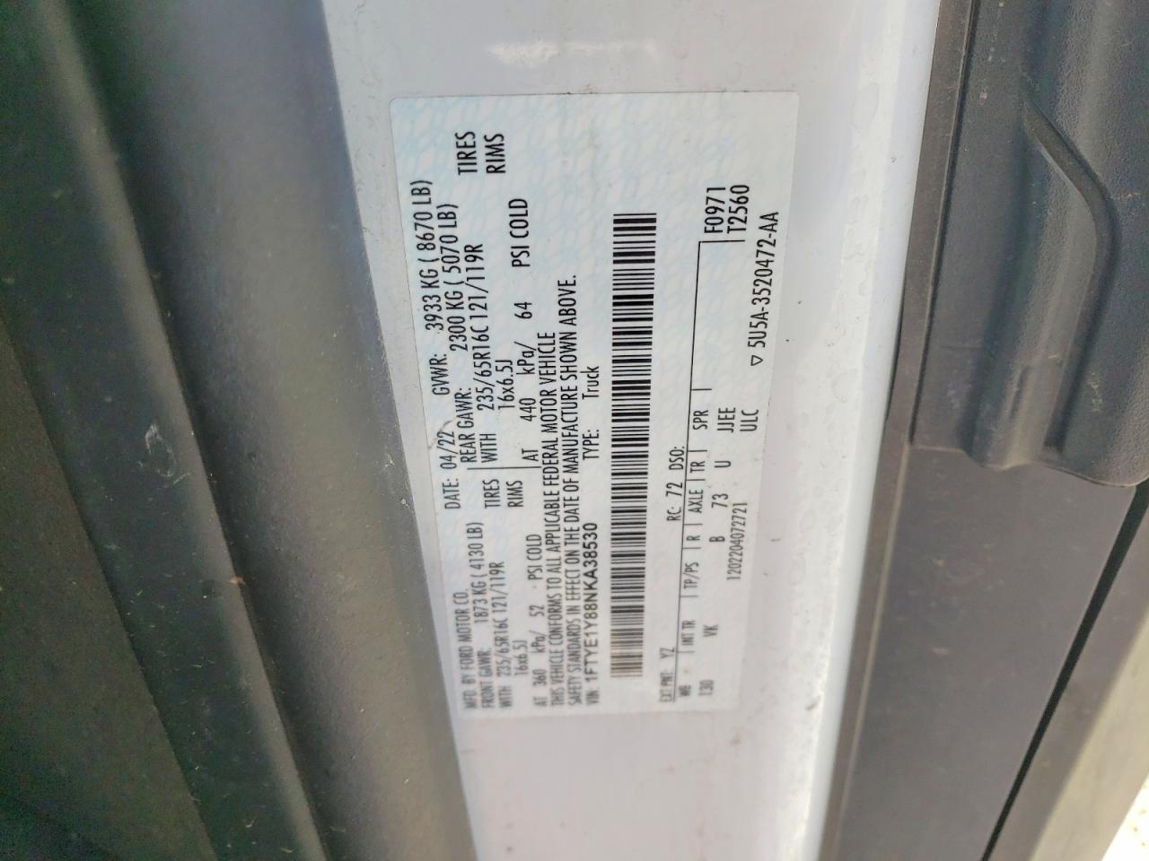 2022 Ford Transit T-150 - zdjęcie 13