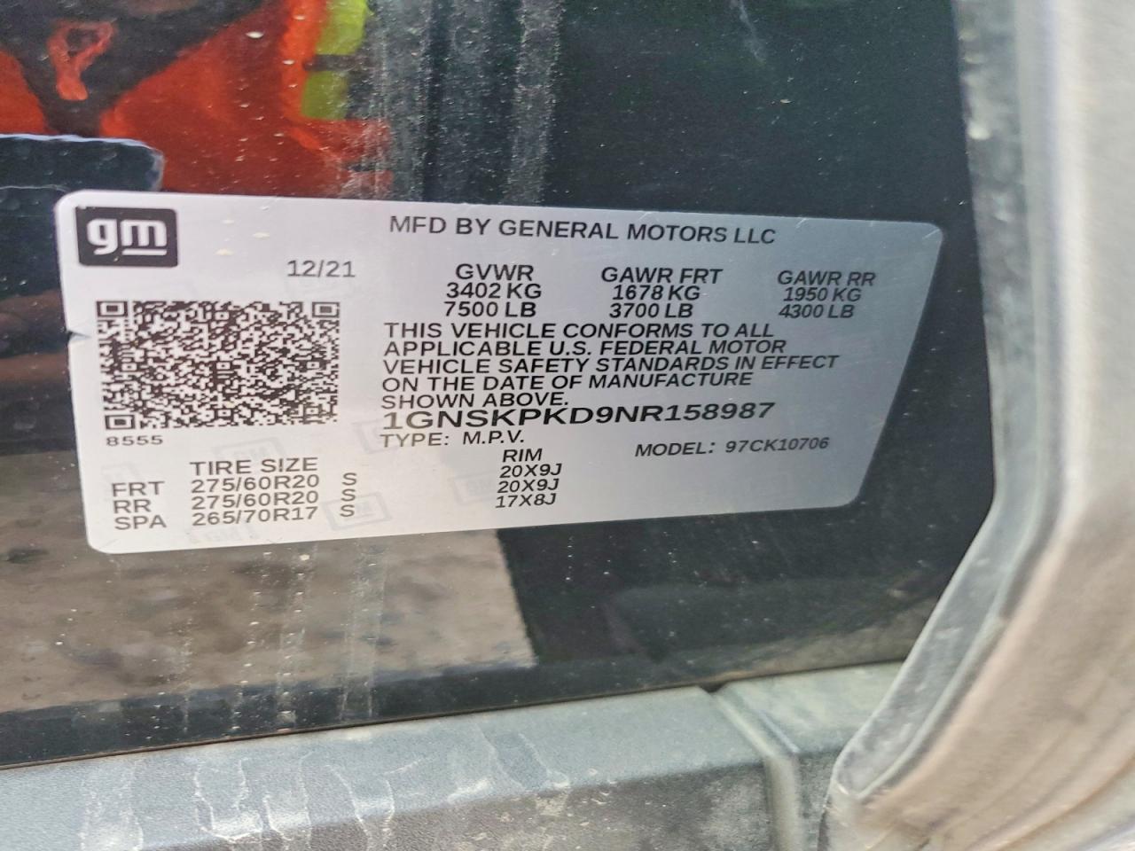 2022 Chevrolet Tahoe K1500 Z71 - zdjęcie 13
