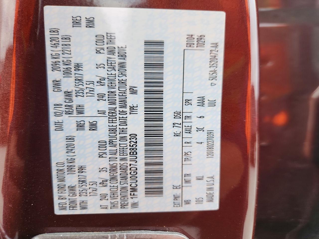 2018 Ford Escape Se - zdjęcie 13