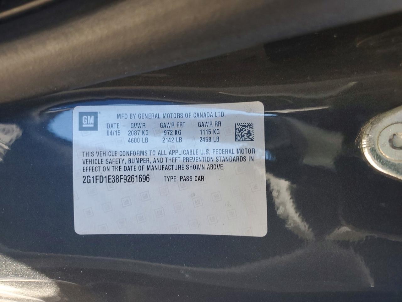 2015 Chevrolet Camaro Lt - zdjęcie 12