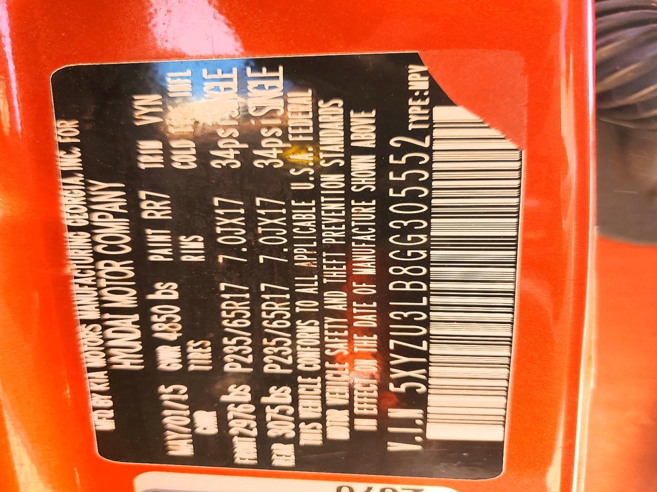 2016 Hyundai Santa Fe Sport 2.4L - zdjęcie 13