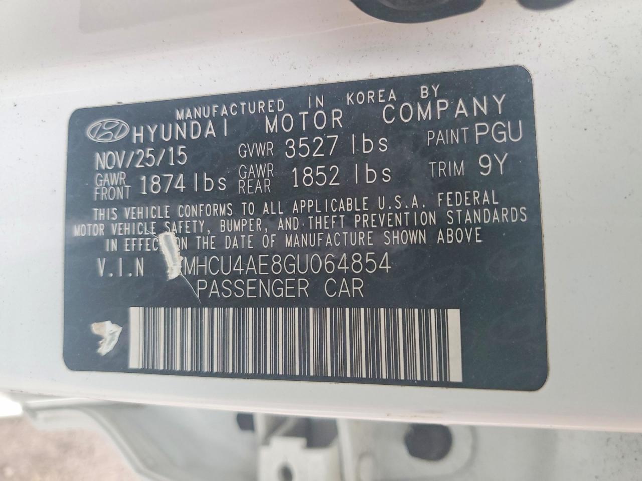 2016 Hyundai Accent Se - zdjęcie 12