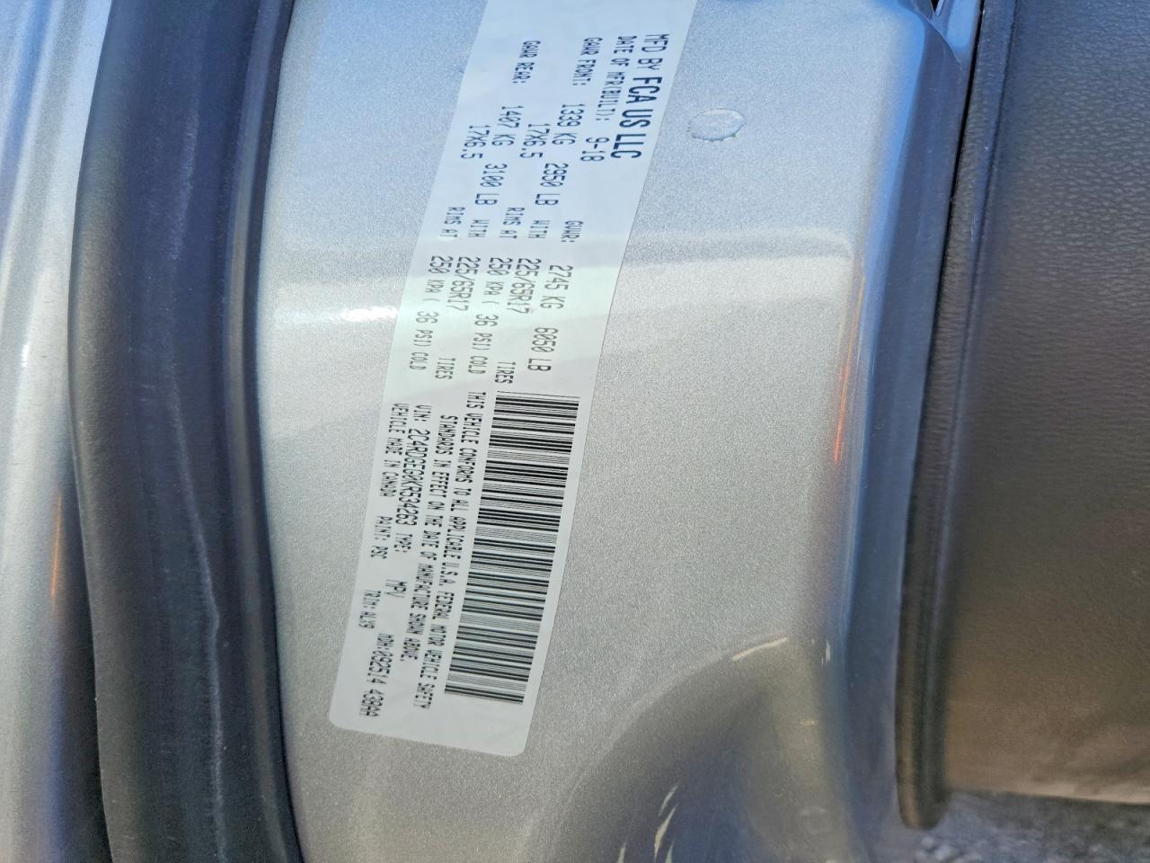 2019 Dodge Grand Caravan Gt - zdjęcie 14