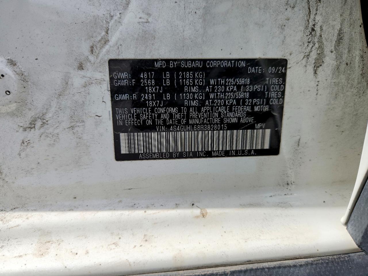 2024 Subaru Crosstrek Limited - zdjęcie 13