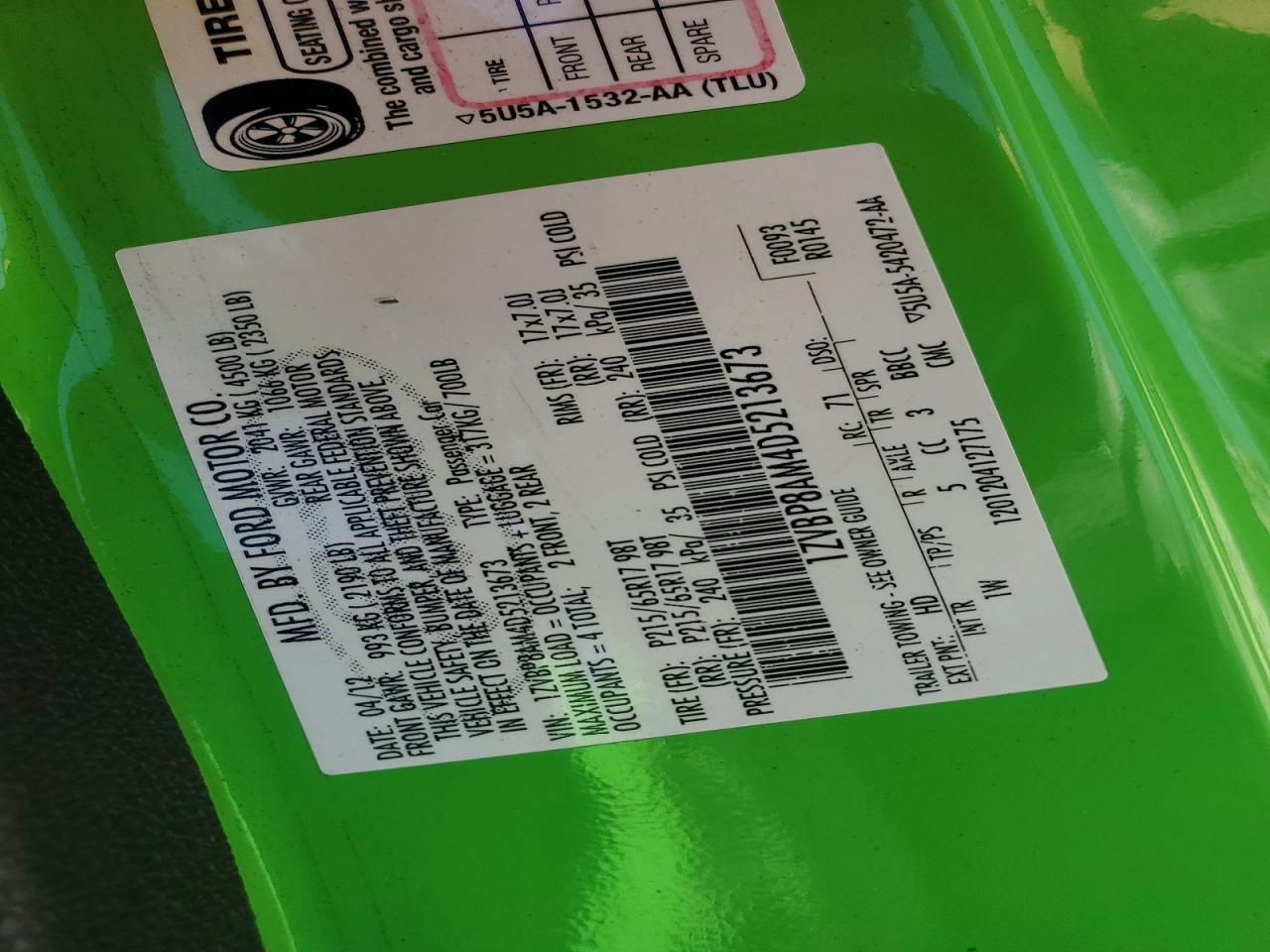 2013 Ford Mustang - zdjęcie 13