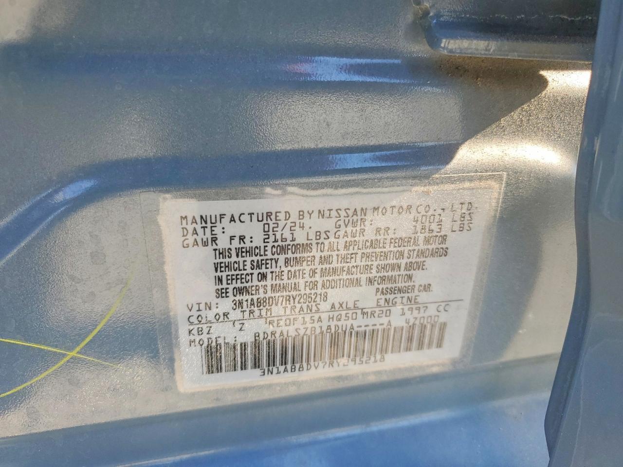 2024 Nissan Sentra Sr - zdjęcie 12