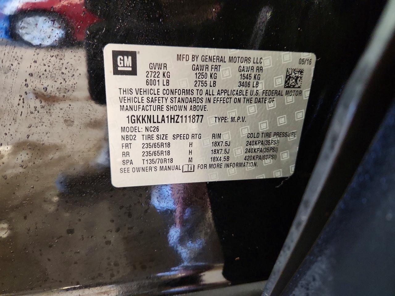 2017 GMC Acadia Sle - zdjęcie 13