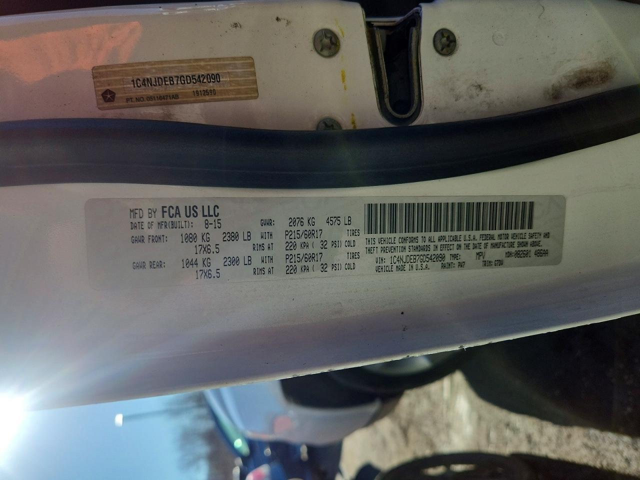 2016 Jeep Compass Latitude - zdjęcie 13