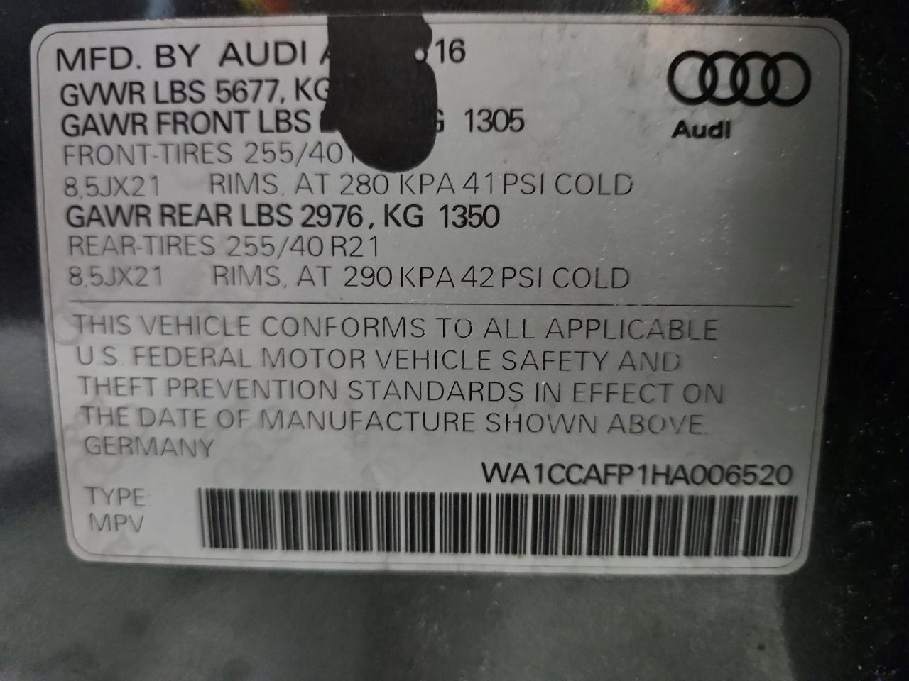 2017 Audi Sq5 Premium Plus - zdjęcie 13