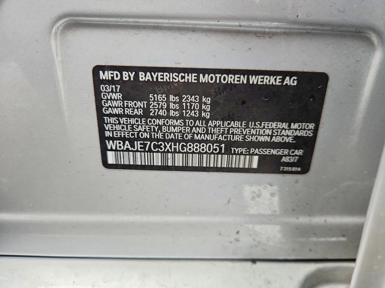 2017 BMW 540 Xi - zdjęcie 13