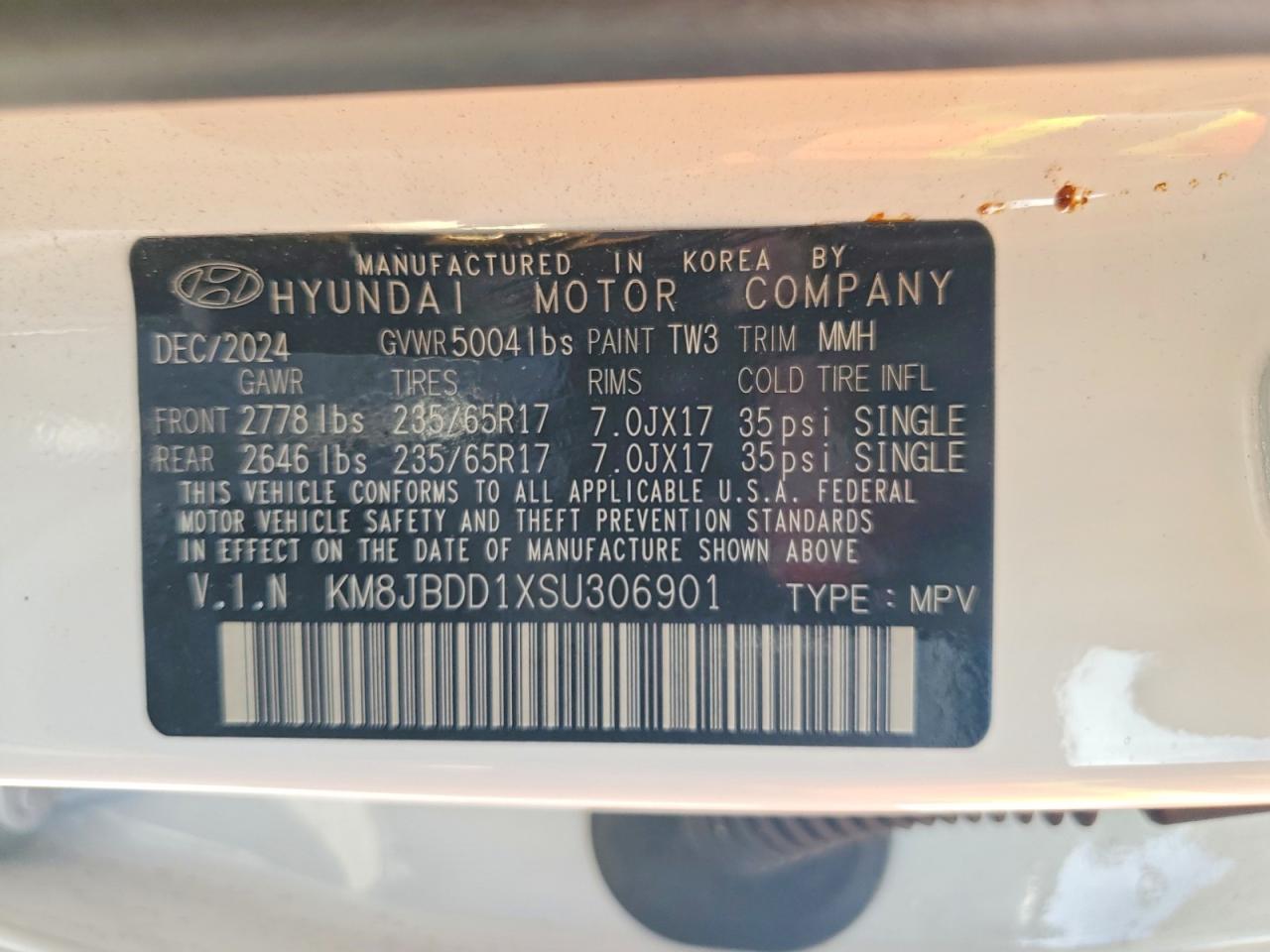 2025 Hyundai Tucson Hybrid Blue - zdjęcie 14