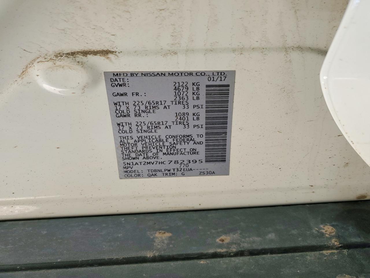 2017 Nissan Rogue S - zdjęcie 14