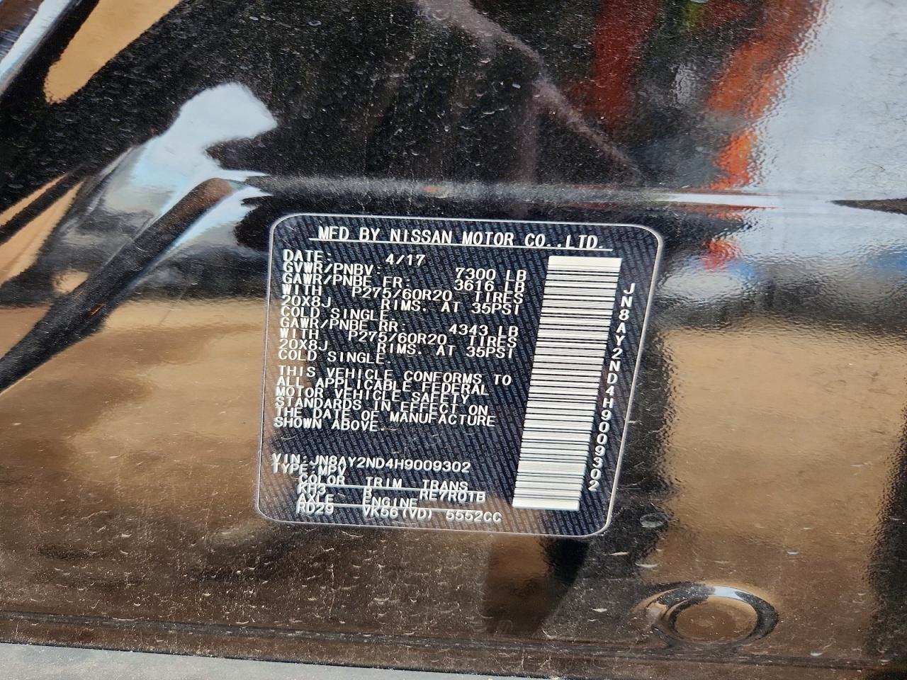 2017 Nissan Armada Platinum - zdjęcie 13